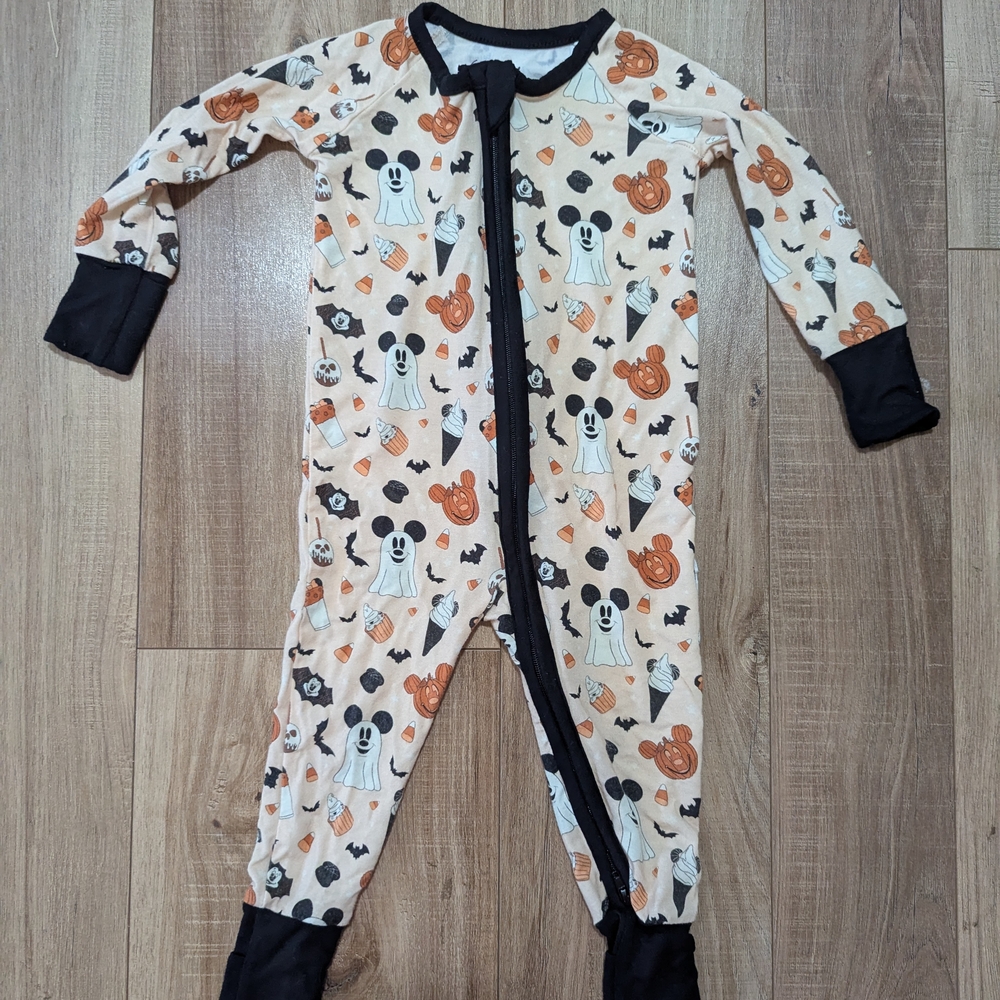 Spooky Fun Kids Footie Pajamas